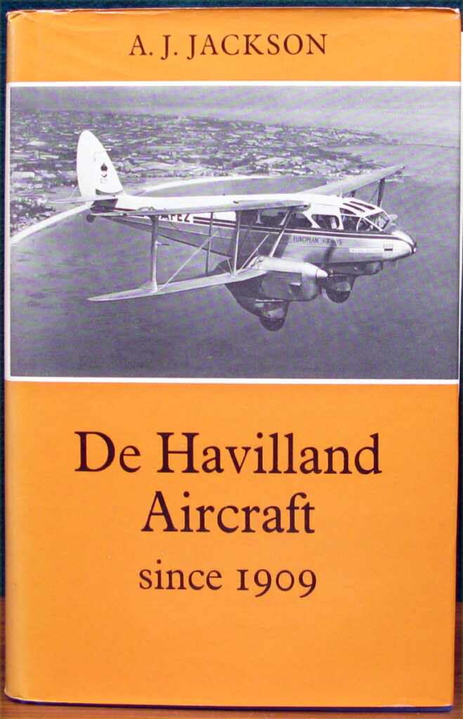 de havilland aircraft since 1909 a j jackson