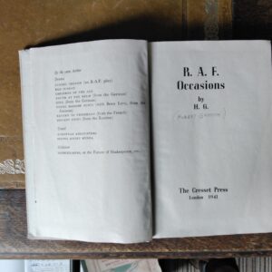 R.A.F. Occasions by Hubert Griffith