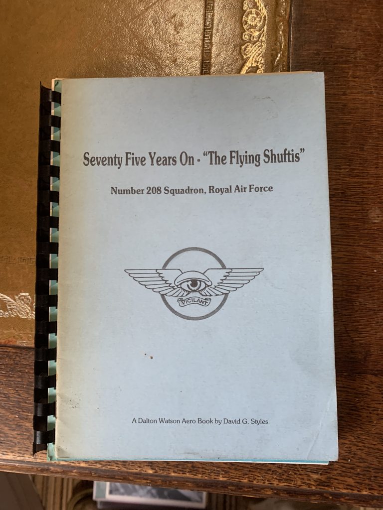 Seventy Five Years On The Flying Shuftis Number 208 Squadron Royal Air Force by David Styles