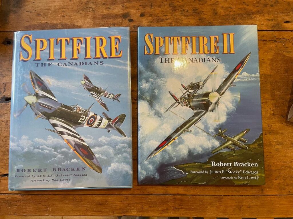 Spitfire the Canadians by Robert Bracken - 2 Vols