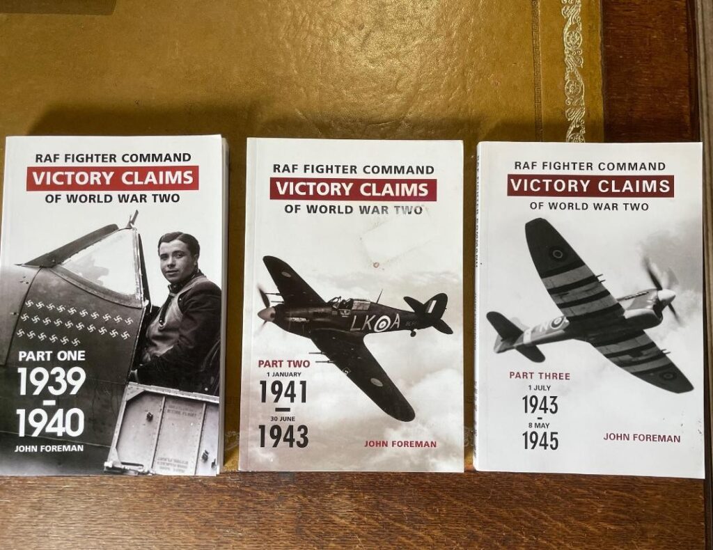 RAF Fighter Command Victory Claims of World War Two - 3 Vol Set by John Foreman