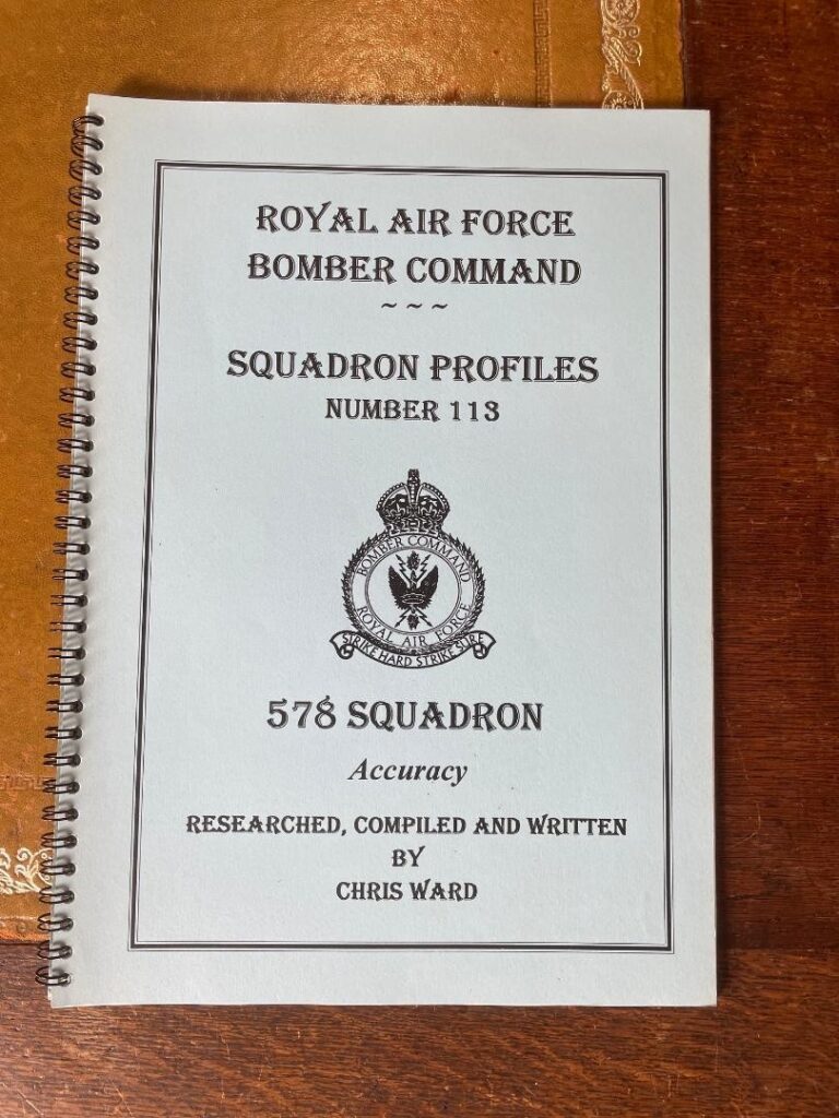 Royal Air Force Bomber Command - 578 Squadron Accuracy by Chris Ward